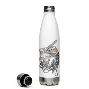 Cassette Design Stainless Steel Water Bottle