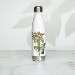 Butterfly Design Stainless Steel Water Bottle