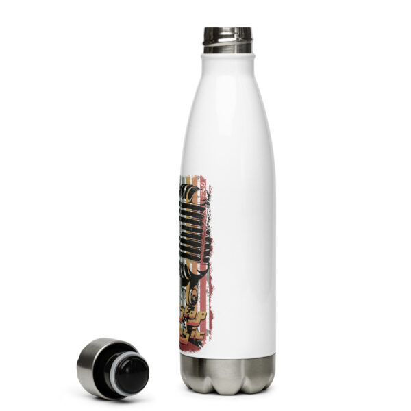 Don't Stop The Music Design Stainless Steel Water Bottle