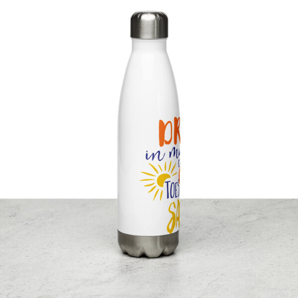 Drink In My Hand Toes In The Sand Design Stainless Steel Water Bottle