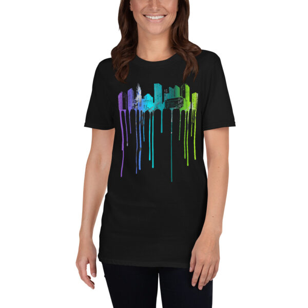 Colorful City Scape Design Short-Sleeve Unisex T-Shirt