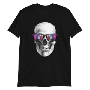 Rock Band Skull Design Short-Sleeve Unisex T-Shirt