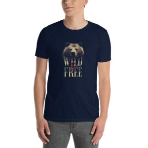 Wild and Free Design Short-Sleeve Unisex T-Shirt
