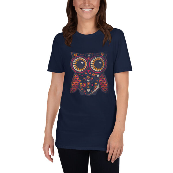 A colorful owl Short-Sleeve Unisex T-Shirt