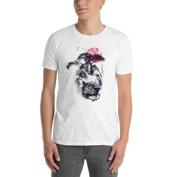 Lion Design Short-Sleeve Unisex T-Shirt