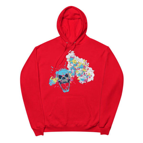 Skull Design Unisex fleece hoodie