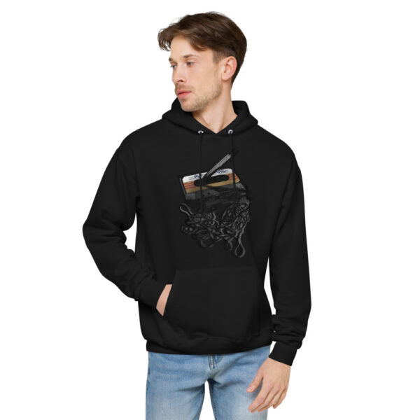 Cassette Design Unisex fleece hoodie