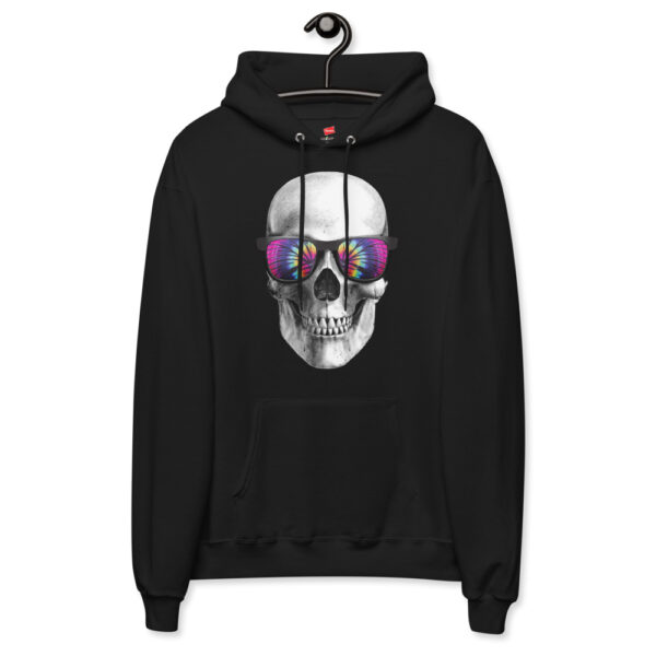 Skull colorful Design Unisex fleece hoodie