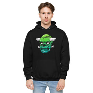 Almost Green Unisex fleece hoodie