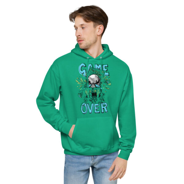 Game Over Design Unisex fleece hoodie