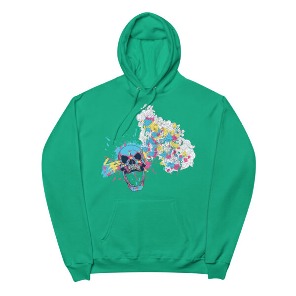 Skull Design Unisex fleece hoodie