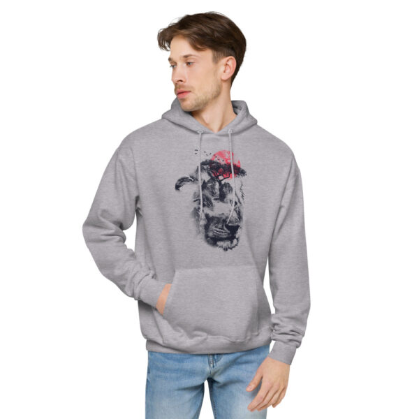 Lion Design Unisex fleece hoodie
