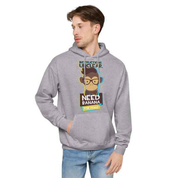 Instructions Unclear Design Unisex fleece hoodie
