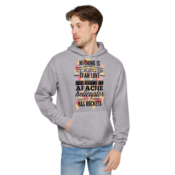 Quote Design Unisex fleece hoodie