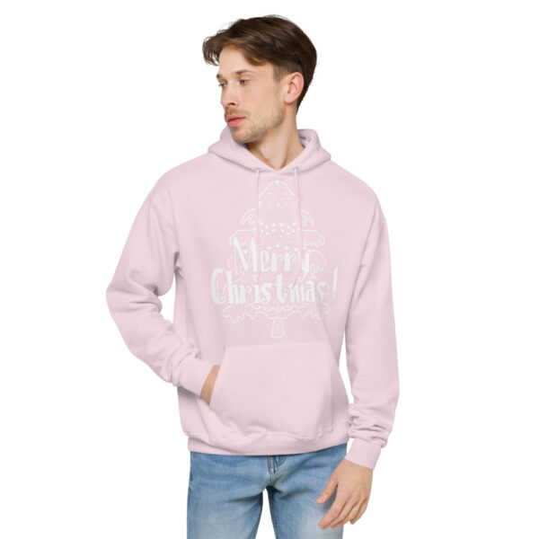 Merry Christmas Design Unisex fleece hoodie
