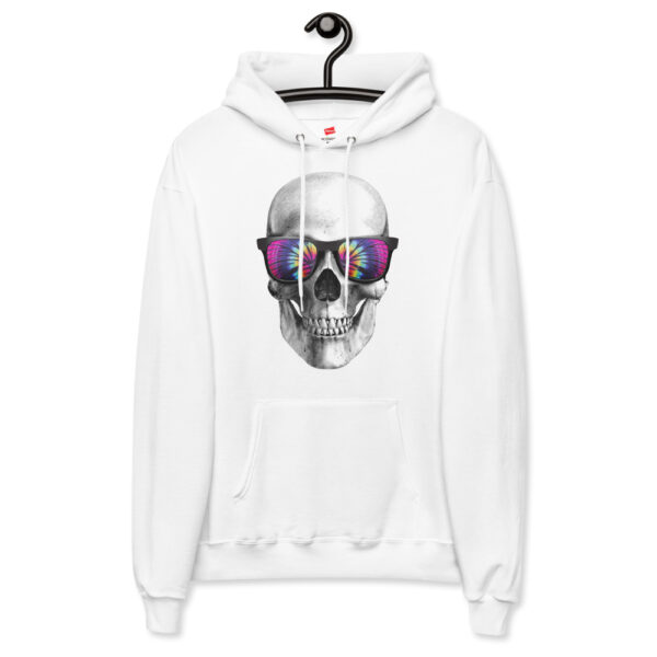 Skull colorful Design Unisex fleece hoodie