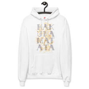 Hak Una Mat Ata Design Unisex fleece hoodie