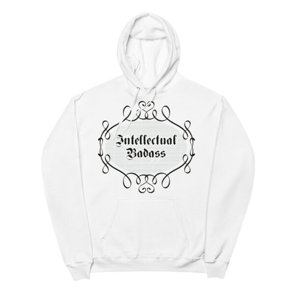 Intellectual Badass Unisex fleece hoodie
