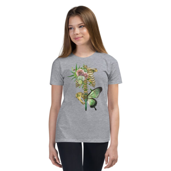Butterfly Pattern Youth Short Sleeve T-Shirt