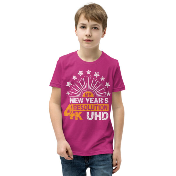 New Year Resolution Design Youth Short Sleeve T-Shirt