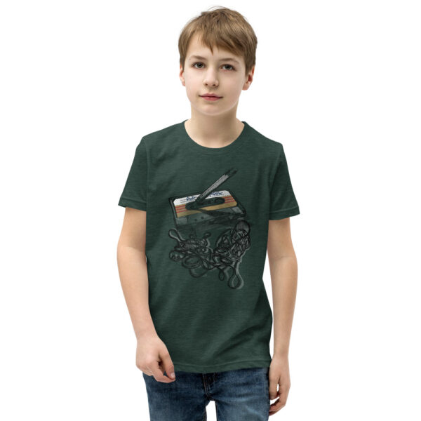 Cassette Design Youth Short Sleeve T-Shirt