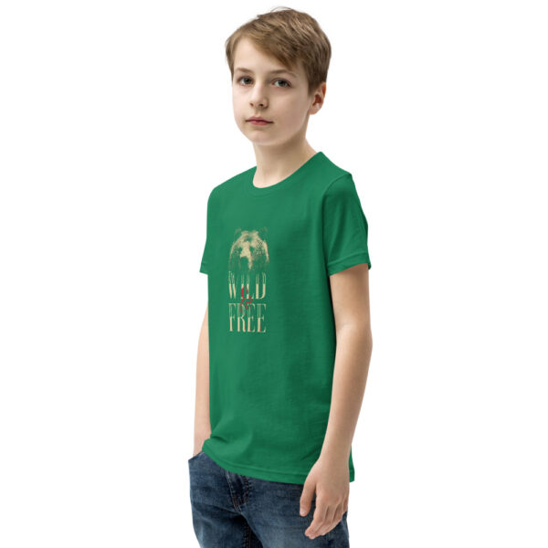 Wild And Free Design Youth Short Sleeve T-ShirtWild And Free Design Youth Short Sleeve T-Shirt