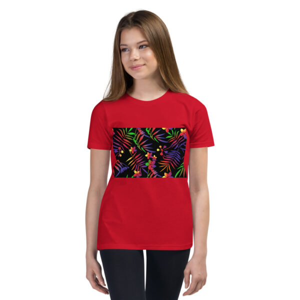 Colorful Pattern Youth Short Sleeve T-Shirt
