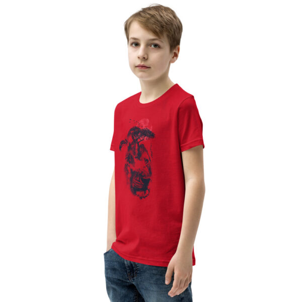Lion Design Youth Short Sleeve T-Shirt
