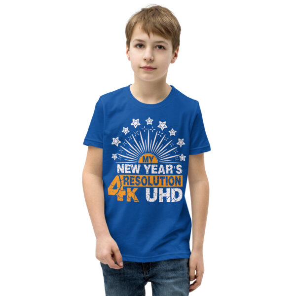 New Year Resolution Design Youth Short Sleeve T-Shirt