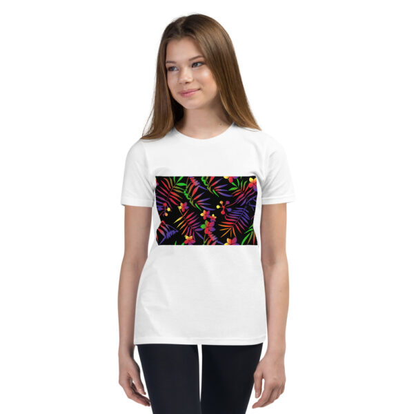 Colorful Pattern Youth Short Sleeve T-Shirt